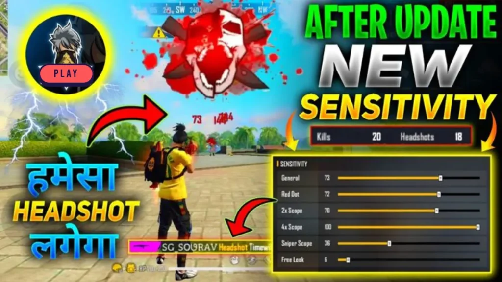 Garena Free Fire Headshot Sensitivity
