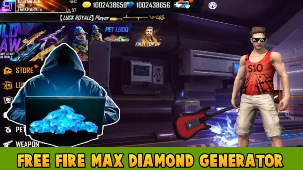 Free Fire Max Diamond Generator