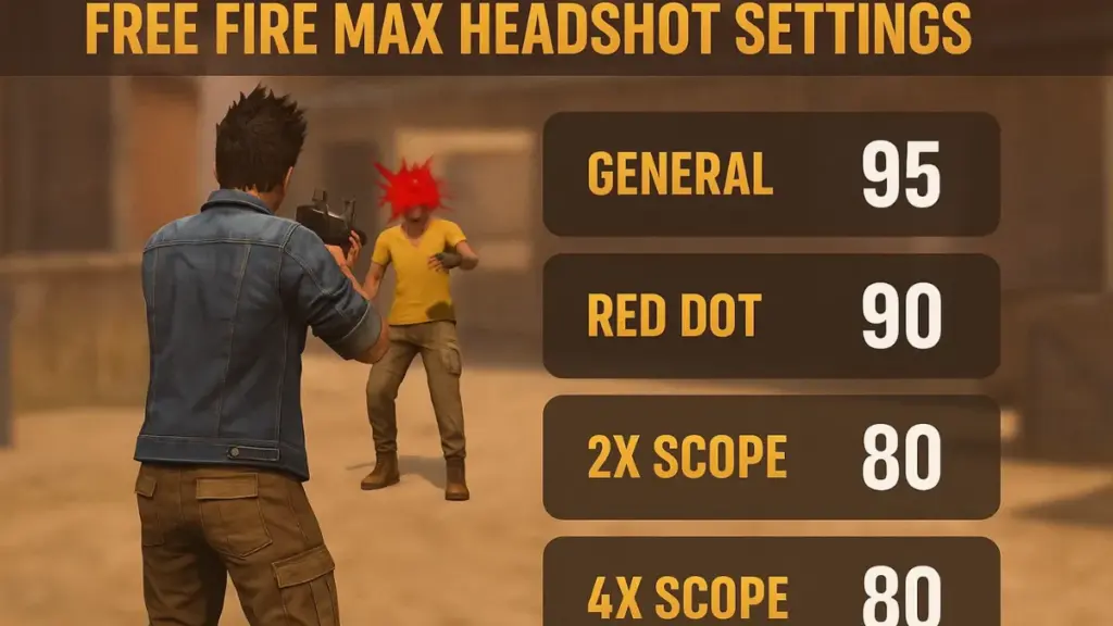 Free Fire Max Headshot Settings