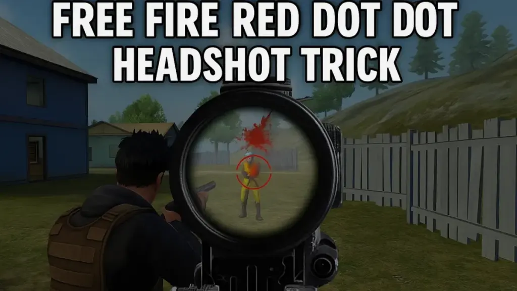 Free Fire Red Dot Headshot Trick
