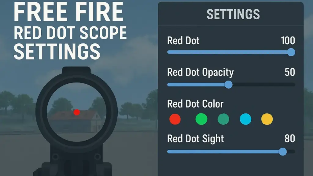 Free Fire Red Dot Scope Settings